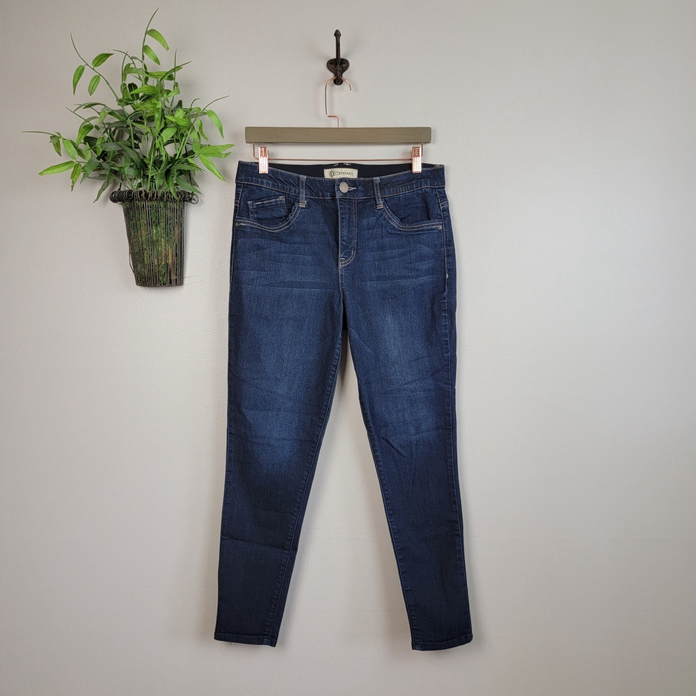 Democracy 8 Ab Technology Skinny Ankle Dark Wash High Rise Jegging Stretch Jeans